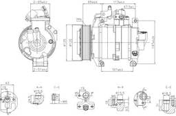 New A/C Compressor Compatible With Honda Accord Sport Special Edition By Part Numbers 891044