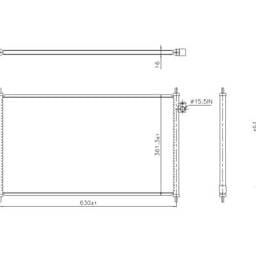 A/C Condenser Compatible With 1998-2002 Honda Accord Dx 2.3L 3.0L L4 V6 80100S84a00 80100S84a10