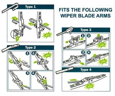 17" OEM Valeo Wiper Blades Pair For Toyota Pickup 79-92 85220-12671 8522032120 thumbnail 2