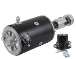 New 6V Starter And Drive With Solenoid Compatible With Ford 9N By Part Numbers 12323155 8N11001
