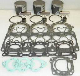 New 82Mm Platinum 1Mm Over Rebuild Kit Compatible With Yamaha Wave Raider 1100 1995 1996