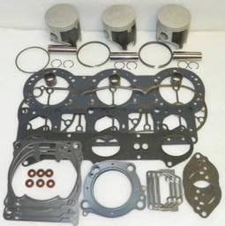 New 80.40Mm Power Valve Platinum .5Mm Over Rebuild Kit Compatible With Yamaha Xl Ltd 1200 1999 2000
