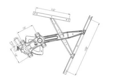 New Front Left Window Regulator Compatible With 00-11 Ford F-Series Fo1350149 748-212 6653979 83188 thumbnail 2