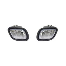 New Fog Light Pair Compatible With Freightliner Cascadia 113 Tractor 08-16 W/O Drl Fl2593102