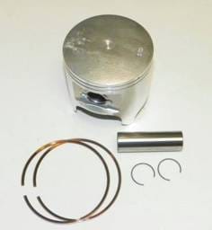 New Piston Kit Compatible With .5Mm Over Kawasaki 1987-1993 Sx 1989-1996 Ts 1986-1995 X2 650Cc