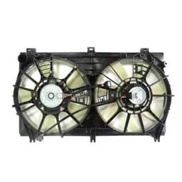 New Dual Radiator And Condenser Fan Compatible With Lexus Is250 2016 16363-31300 16361-31410