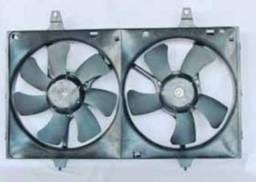 Dual Radiator And Condenser Fan Assembly Compatible With 1995-1999 Nissan Maxima 1995-1999 W/ Ca