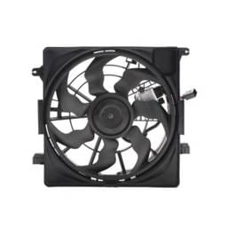 Dual Radiator & Condenser Fan Compatible With 1998-2018 Hyundai Kia Tucson Sportage 1.6L 2.0L OEM