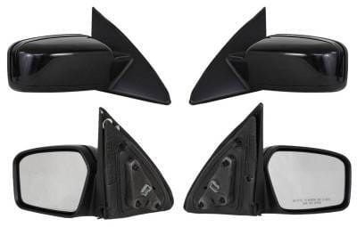 New Door Mirror Pair Compatible With Ford 06-10 Fusion Mercury Milan Power W/O Heat Fo1320265 6E5z thumbnail 2