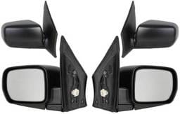 New Door Mirror Pair Compatible With Honda 03-08 Pilot Lx Power W/O Heat Ho1320154 63010H 63009H