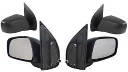 New Door Mirror Pair Compatible With 05-09 Nissan Frontier Xterra Manual Ni1320154 Ns53r Ni1321154