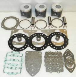 New Platinum Rebuild Kit Compatible With .25Mm Over Kawasaki 2000-2003 Stx Di 01-04 Ultra 130