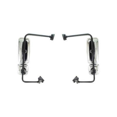 New Door Mirror Pair Fits Freightliner Heavy Duty M2 100 Base 2004-2016 With Arm