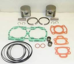 New 78.50Mm Jet Ski Platinum .5Mm Over Rebuild Kit Compatible With Sea-Doo Spx 650 1995