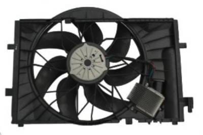 New Dual Fan Assembly Compatible With Mercedes-Benz C32 Amg C320 C350 203-500-16-93 Mb3000102 thumbnail 3