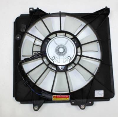New Right Passenger Side Ac Condenser Fan Assembly Compatible With 2013-2014 Honda Fit Ev thumbnail 2