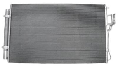 New A/C Condenser Compatible With 2010-2015 Hyundai Santa Fe Kia Sorento 3.5L 2.4L 3.3L V6 L4 thumbnail 2