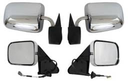 New Door Mirror Pair Compatible With Dodge 97 Ram 1500 2500 3500 4000 Power W/O Heat Ch1320132