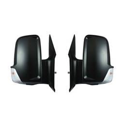 New Door Mirror Pair Compatible With Freightliner Sprinter 3500 2500 2006-2015 68010094Aa 68010096Aa