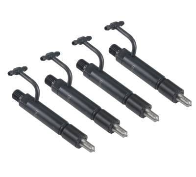 Fuel Injector Set Of 4 Compatible With New Holland Hitachi Zx40u-2 Zx50u-2 Excavator Komatsu 4D88e