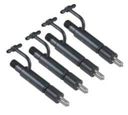 4-Pack Fuel Injectors Compatible With Komatsu Sk510 Sk815 Sk820 Skid Steer Komatsu 4D84e 4D88e Qty 4