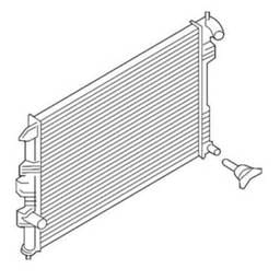New Radiator Compatible With Ford Explorer 2.3L Turbo 2016 Fo3010343 Fb5z 8005 C Fb5z-8005-C