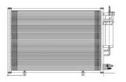 New A/C Condenser Compatible With 2011-2013 Ford Fiesta 1.6L L4 Fo3030228 Be8z 19712 Be8z-19712-A