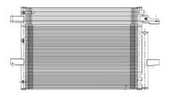 New A/C Condenser Compatible With 2011-2015 Ford Edge Lincoln Mkx 3.5L 3.7L V6 Fo3030231 Bt4z-19708B