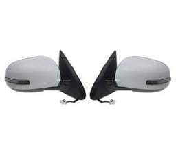 New Door Mirror Pair W/ Signal Compatible With Mitsubishi Outlander 2014 7632B353 Mi1321151