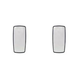 New Door Mirror Glass Pair Fits Freightliner Heavy Duty Columbia 04-16 W/O Heat