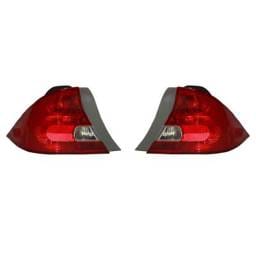 New Left And Right Tail Lights Compatible With Honda Civic Coupe 2001-2003 Ho2800134 33551-S5p-A01