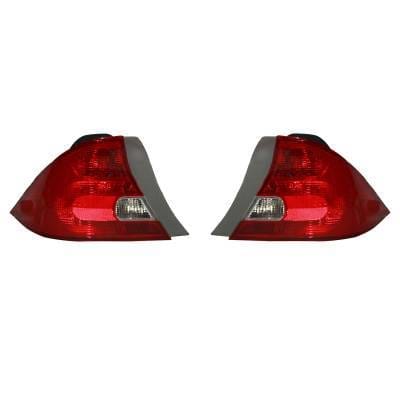 New Left And Right Tail Lights Compatible With Honda Civic Coupe 2001-2003 Ho2800134 33551-S5p-A01