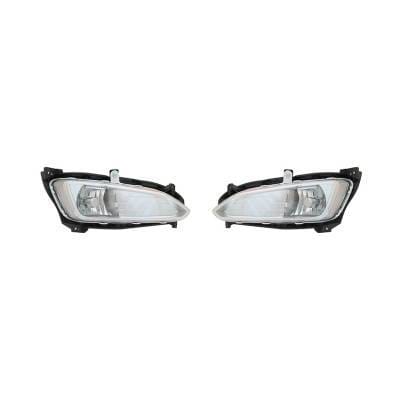New Fog Light Pair Fits Hyundai Santa Fe 2.4L 2013-15 2016 Hy2593141 92201-4Z000 thumbnail 2
