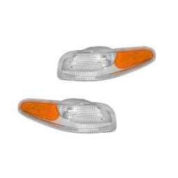 New Pair Of Turn Signal Light Compatible With Chevrolet Corvette 1997-04 10301356 10301357 Gm2521186