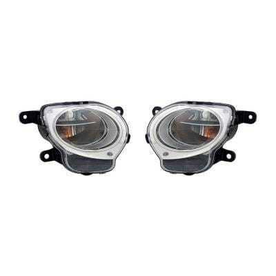 New Pair Of Turn Signal Light Compatible With Fiat 500 Pop 2013-14 2015 5182460Ac 5182461Ac thumbnail 2