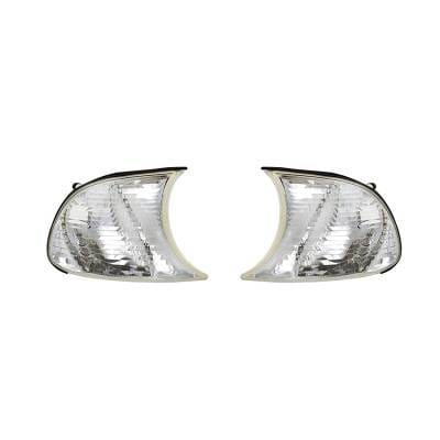 New Clear Turn Signal Light Pair Compatible With Bmw 325Ci 2002 Bm2521113 63137165858 63137165857