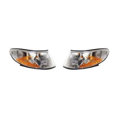 New Front Pair Of Turn Signal Lights Compatible With Saab 9-3 1999-2003 4676466 4676458 46-76-466 thumbnail 2