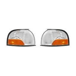 New Side Marker Light Pair Compatible With Mercury Villager 2001-02 Fo2521158 Xf5z13200ab Xf5z 13200