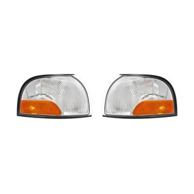 New Side Marker Light Pair Compatible With Mercury Villager 2001-02 Fo2521158 Xf5z13200ab Xf5z 13200