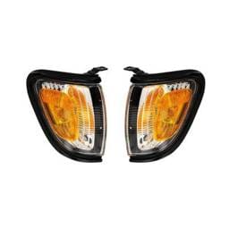 New Black Back Up Lights Pair Compatible With Toyota Tacoma 01-04 8161004090C0 To2521163