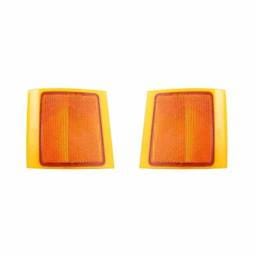 New Pair Of Side Marker Lights Compatible With Gmc K2500 Suburban Gm2551143 Gm2550143