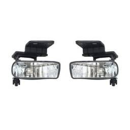 New Fog Light Pair Compatible With Chevrolet Silverado 1500 2500 1999-02 10368477 10368476 Gm2593113