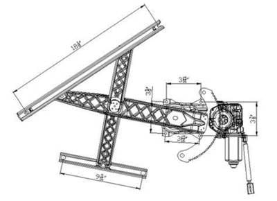 New Front Right Window Regulator Compatible With 99-04 Ford F-Series Fo1351151 741-849 83120 thumbnail 4