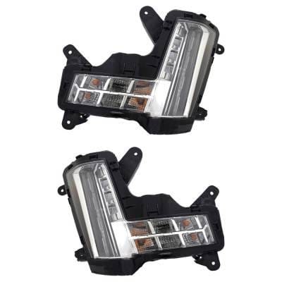 New Pair Of Turn Signal Lights Compatible With Cadillac Escalade 2015-2020 By Part Numbers Gm2531139