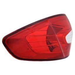 New Left Outer Tail Lights Compatible With Ford Fiesta S Se Sel Sedan 4-Door 1.6L 2011 2012 2013 By