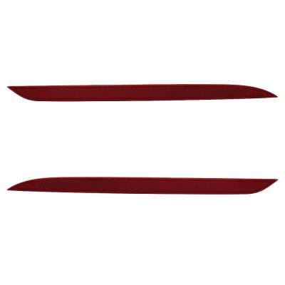 New Pair Of Reflector Lights Compatible With Kia K5 1.6L 2021-2024 By Part Numbers 92405 L2000