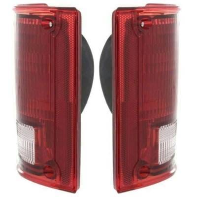 New Halogen Tail Light Pair Of Lens Compatible With Chevrolet C20 Scottsdale Standard 4.3 1975 1976 thumbnail 5