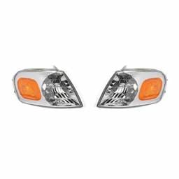 New Pair Of Turn Signal Light Compatible With Pontiac Trans Sport 1997-98 15130499 Gm2521155