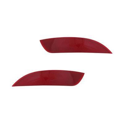 New Pair Of Reflector Lights Compatible With Ford Focus 2015-2017 F1ez-13A565-A Fo1185110 Fo1184110 thumbnail 2