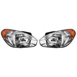 Halogen Headlight Assembly Left Driver Side And Right Passenger Side Compatible With 2007-2011